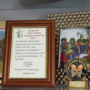 Trophy cabinet in Town Hall