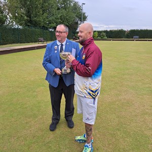 Phil Broughton MCBA 4 Wood Singles Winner 2024