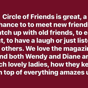 Circle of Friends CIC Feedback
