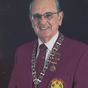 Hugh Meddins British Isles Bowls Council President 2012