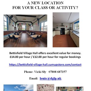 Bettisfield Village Hall Community Association Bookings