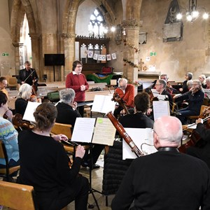 Christmas Concert 25 rehearsal