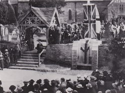 Clun Town Council with Chapel Lawn St George's Church