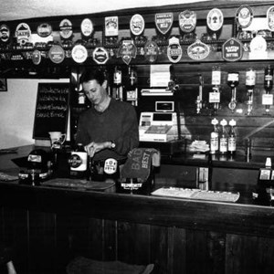 Red Lion bar with landlord Nick Parkin