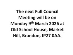 Brandon Town Council Notice Board