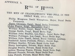 Chaddleworth Parish Council Chaddleworth Village Hall