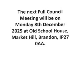 Brandon Town Council Notice Board