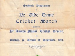 Memories of Alton, Hampshire Ye Old Tyme Cricket Match : 1951