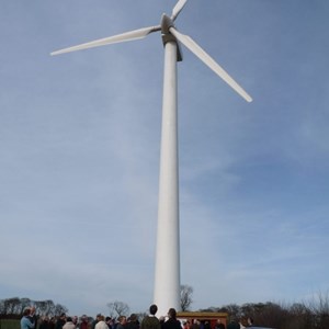 Village wind turbine re-invests in the village through a grant scheme to help residents become more sustainable.