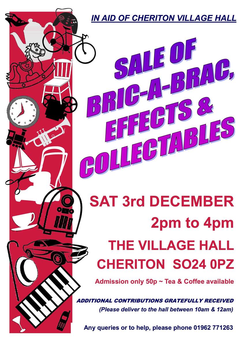 Cheriton Village Hall, Past Events 2016