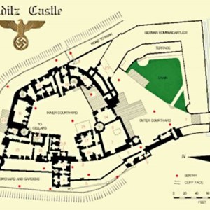 Colditz Castle plan