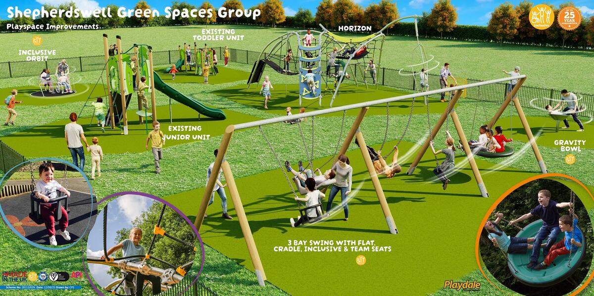 Shepherdswell with Coldred Parish Council Play Area Design