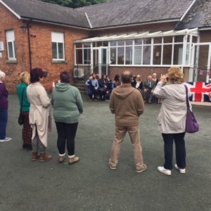 Whixall Social Centre Commemorative Bench Unveiling 29 May 22