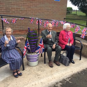 Whixall Social Centre Commemorative Bench Unveiling 29 May 22