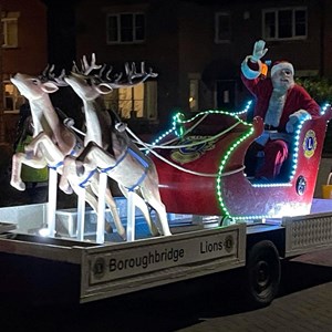 Boroughbridge Lions Club Santa Sleigh