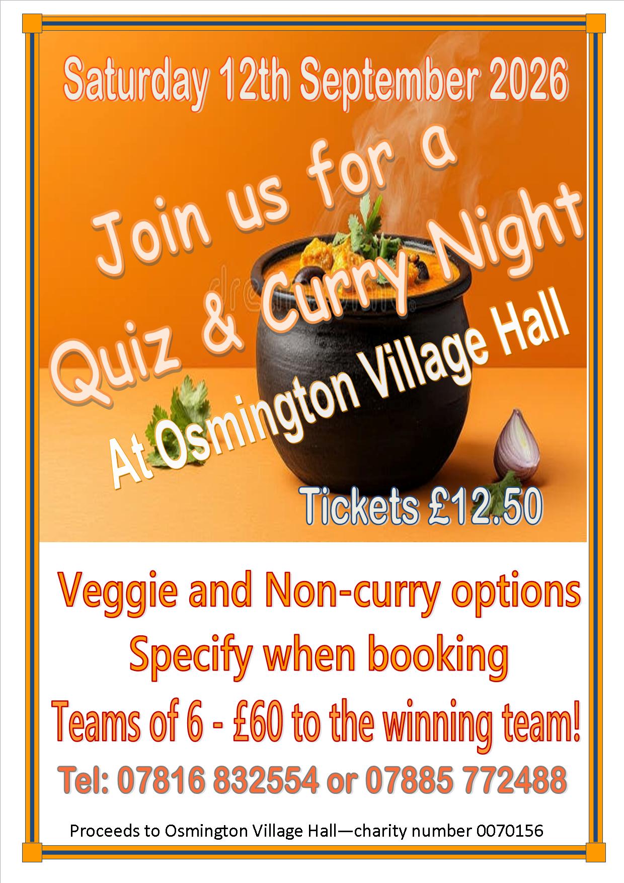 Quiz and Curry Night