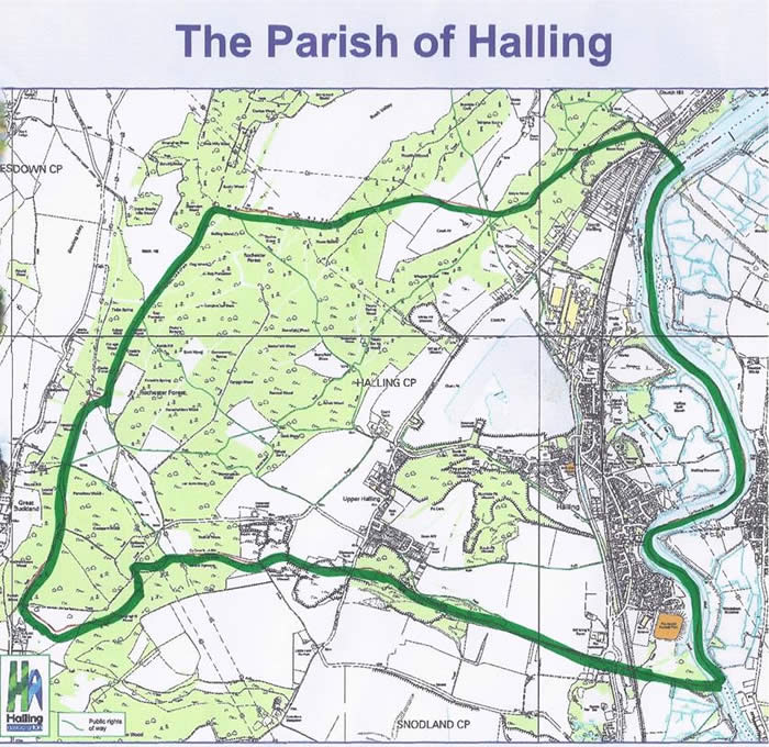 Map courtesy of Halling Association