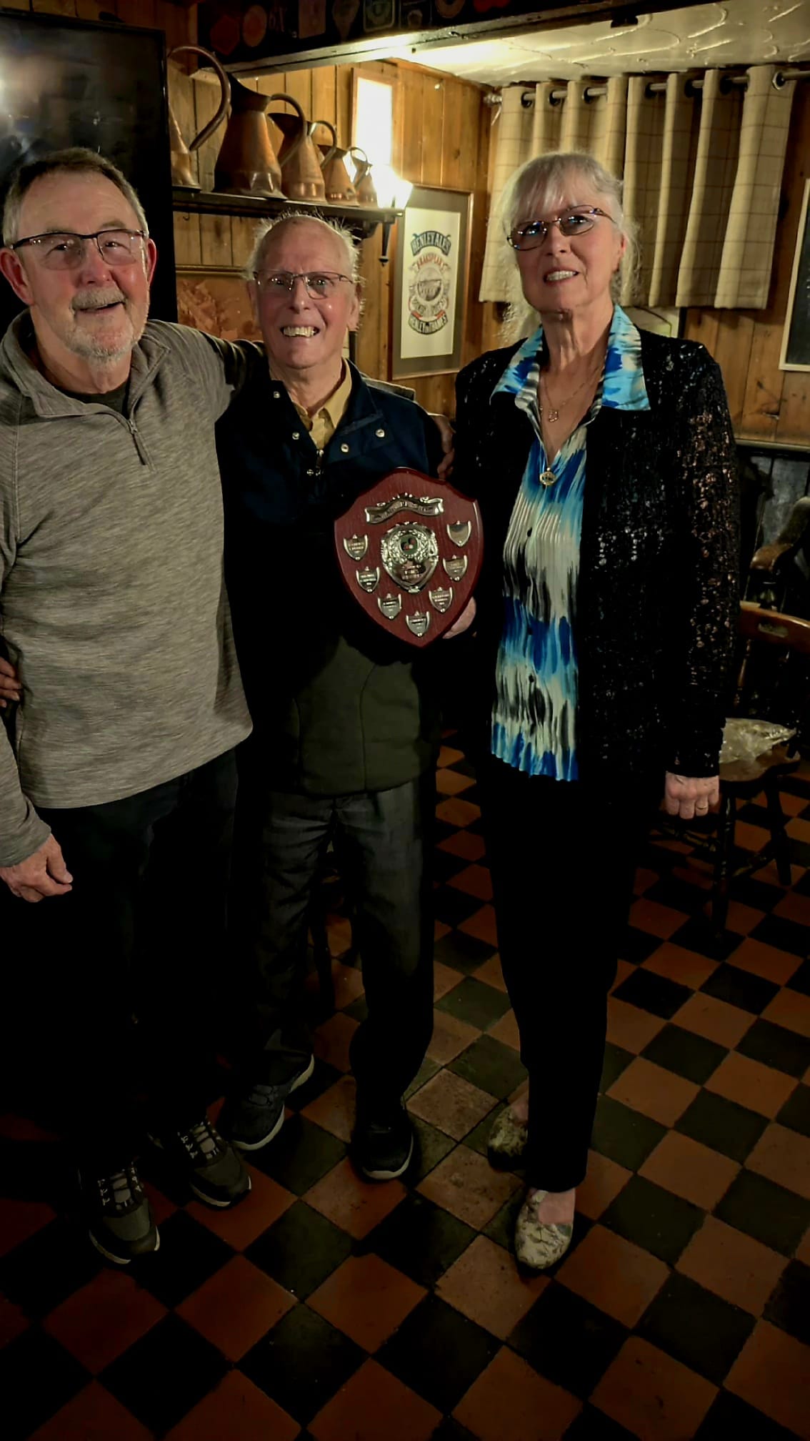 Lesley and Rob with Peter