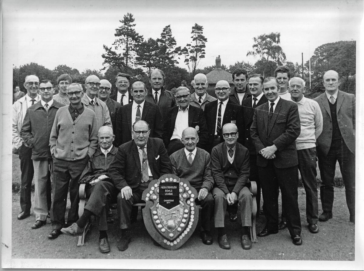 Middlesbrough Bowls League Champions 1971