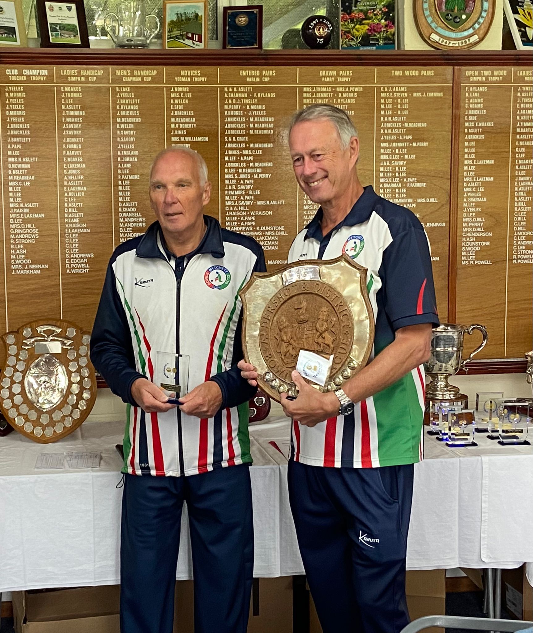 Pairs Winners - Alan Reed & Martin Wood