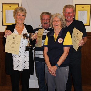 Bennett Cup Winners Rose Kerridge, Roland Ellen & Graham Kerridge