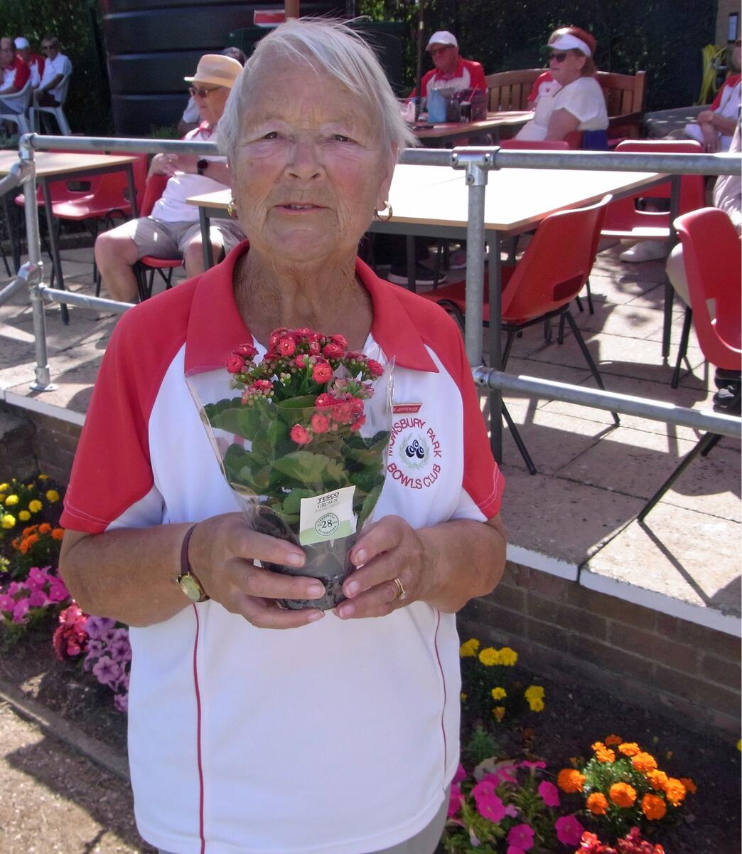 Spider Comp. Ladies winner Jan Jeffries