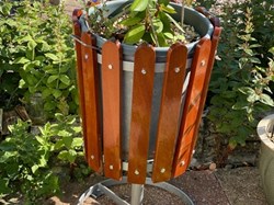 The RWB Shed Waste Bin Garden Planter