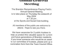 Brandon Town Council Notice Board