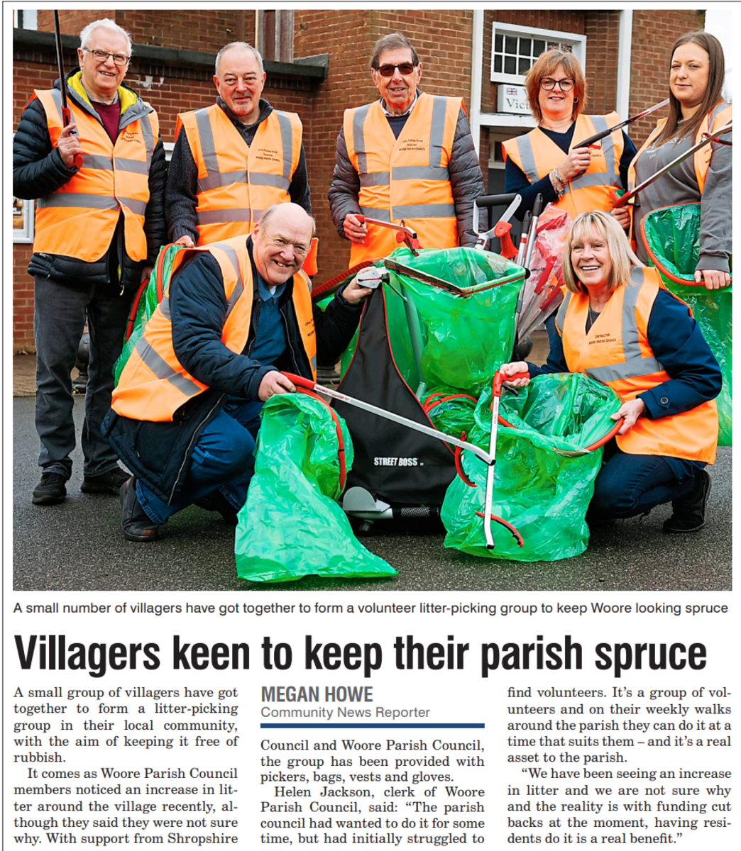 Woore Parish Litter Picking Group