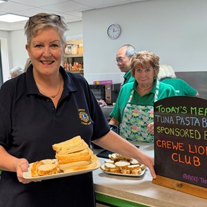 Crewe Lions Club Working with the homeless
