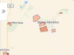 North Yorkshire Plan-Identification of Possible Building Sites in Bishop Monktonn