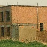 The conrol tower at Winthorpe airfield derelict in the early 1990s; it was demolished shortly after this  picture was taken