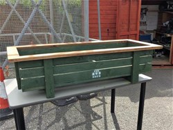 The RWB Shed Planter hedgehog boxes & signs