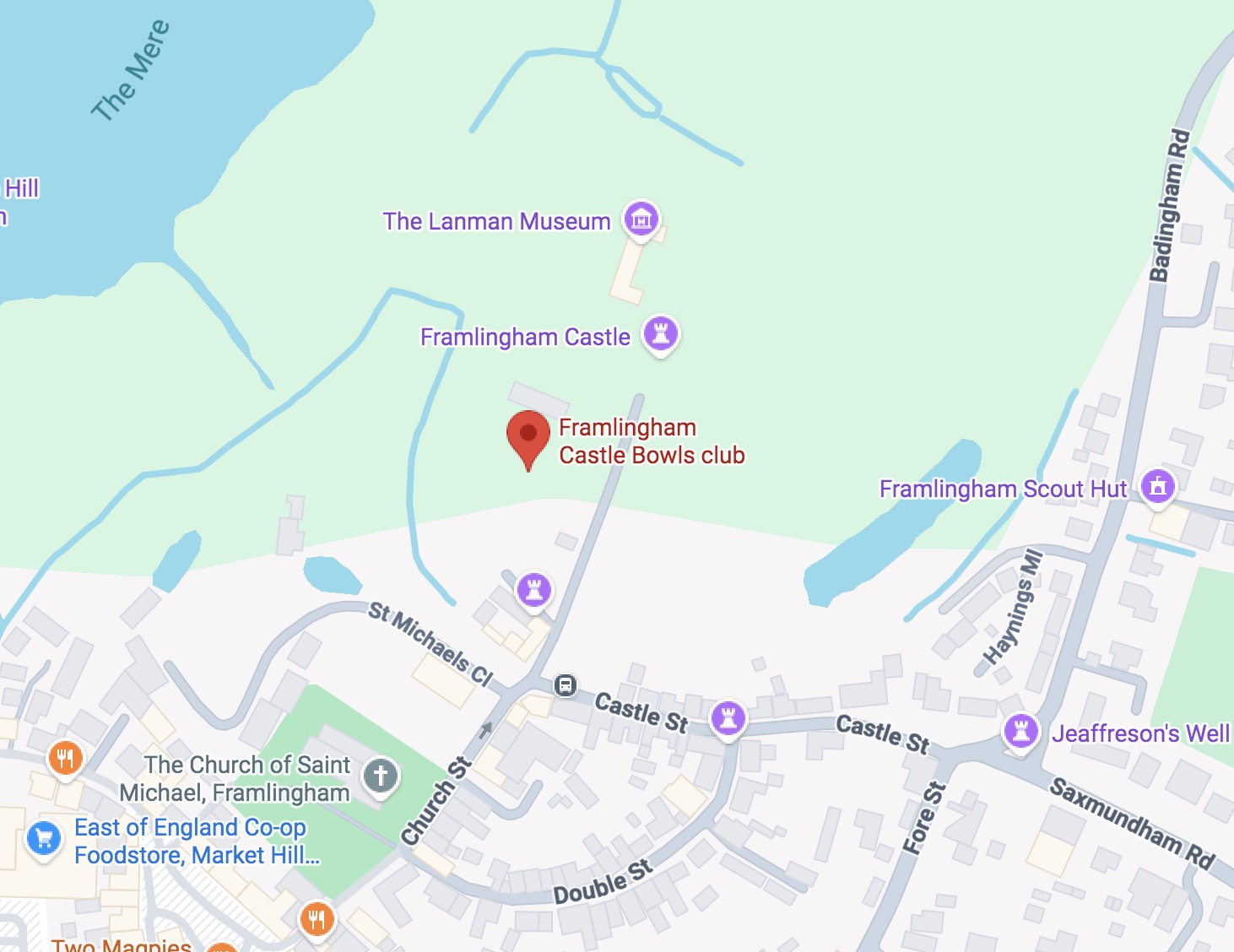 Danbury Bowls Club Framlingham (Away)