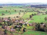 Aerial view of Grinshill Village