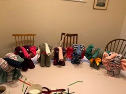 The Elephant Family!  Made by the craft group