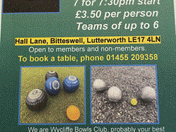 Wycliffe Bowls Club Club Social Events