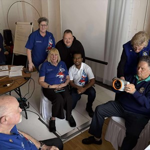 Lions Club of Nantwich Lions do training too