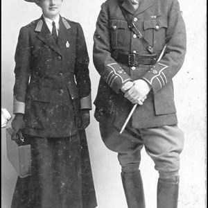 Margaret Harker, and her husband Major Harker