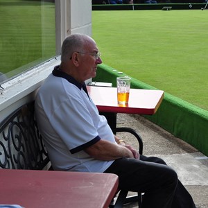 Martin having a well earned rest