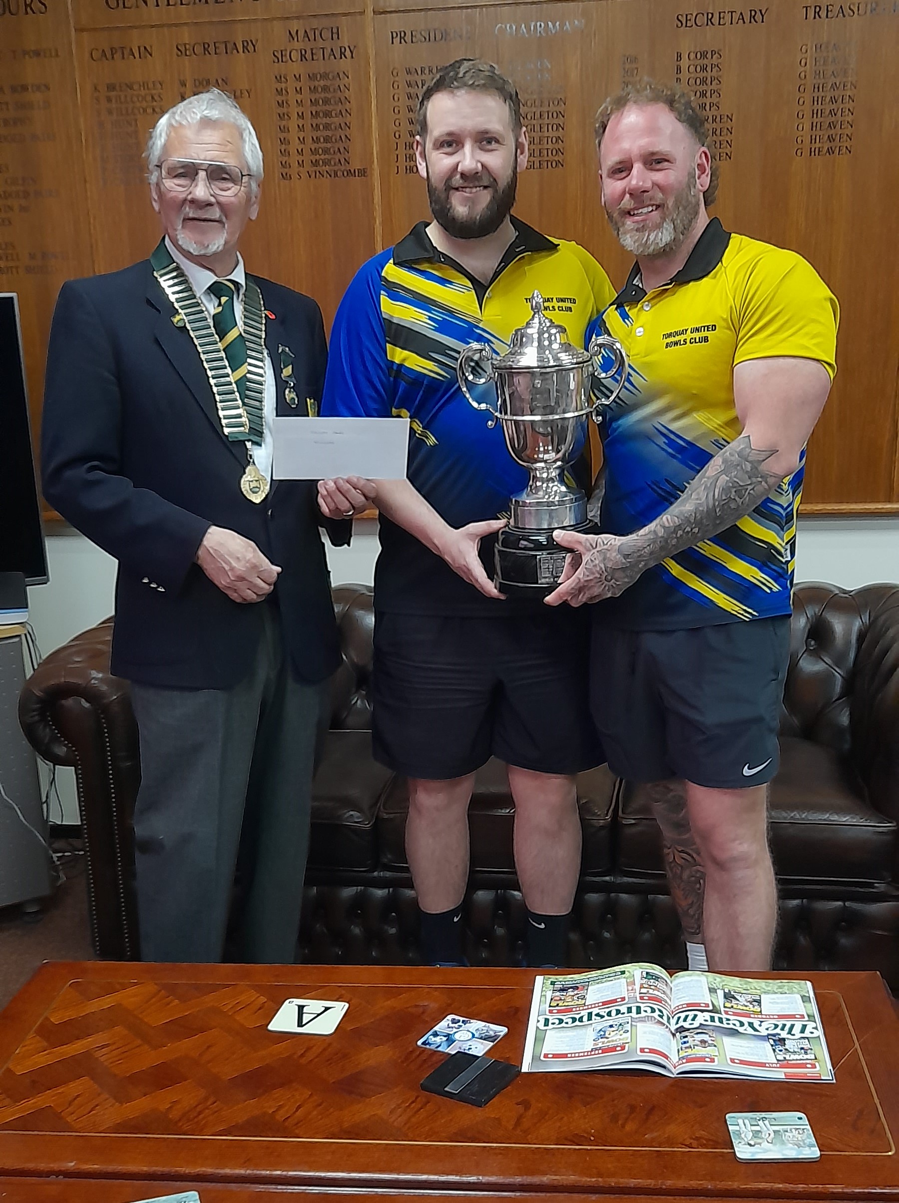 Owen Cox, Rayan Whitlock Pairs Champions