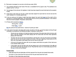 Swindon and District Women's Bowls Association Rules 2025