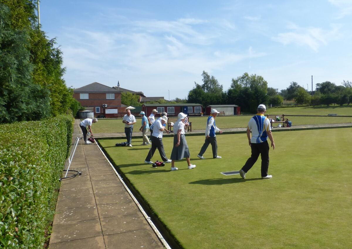 Outdoor v. Indoor Match Melton Mowbray Town Bowls Club, Melton Mowbray Town Bowls Club